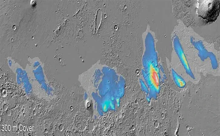 Hielo en Marte, científicos detectan enormes depósitos