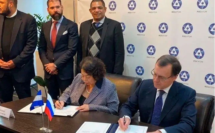 Rusia y Nicaragua firman acuerdo para el desarrollo de tecnologías nucleares pacíficas