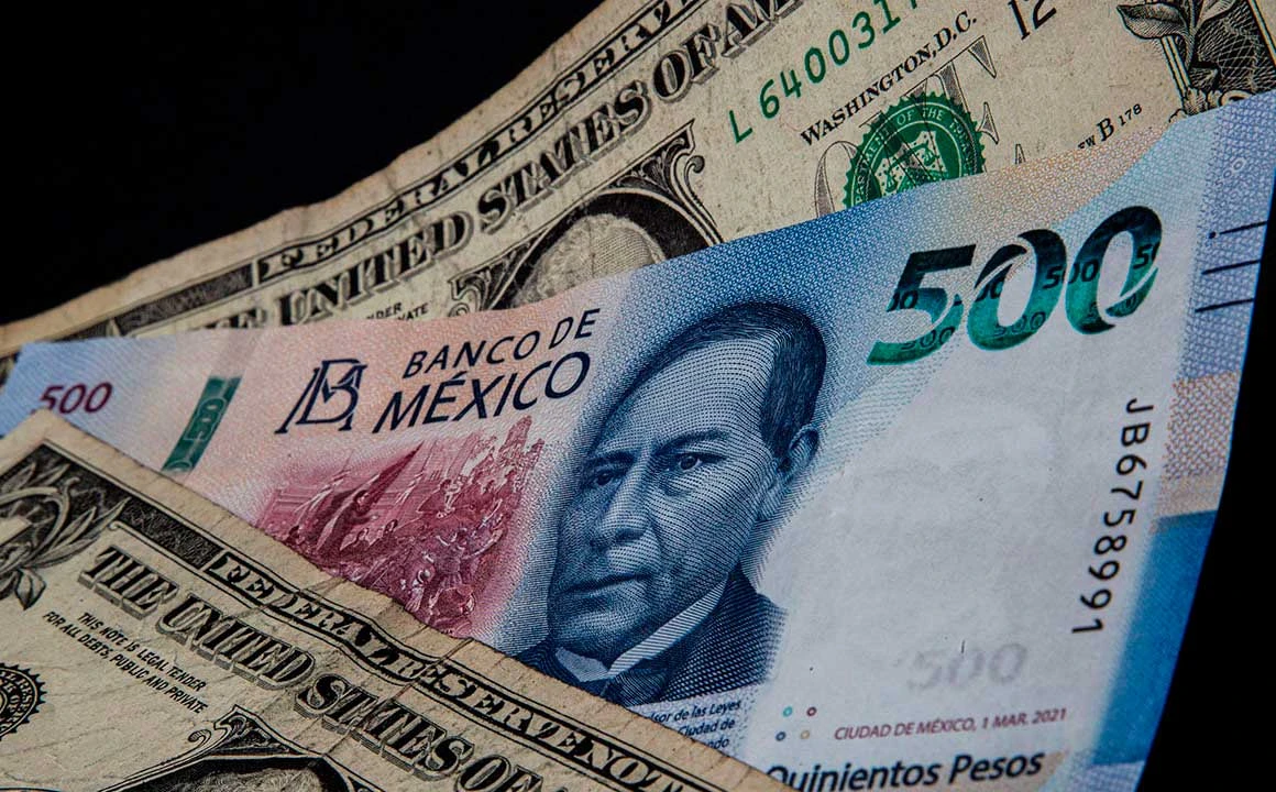 Peso mexicano toca su peor nivel desde febrero