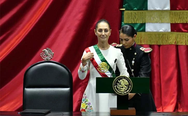 Claudia Sheinbaum es la primera mujer presidenta de México