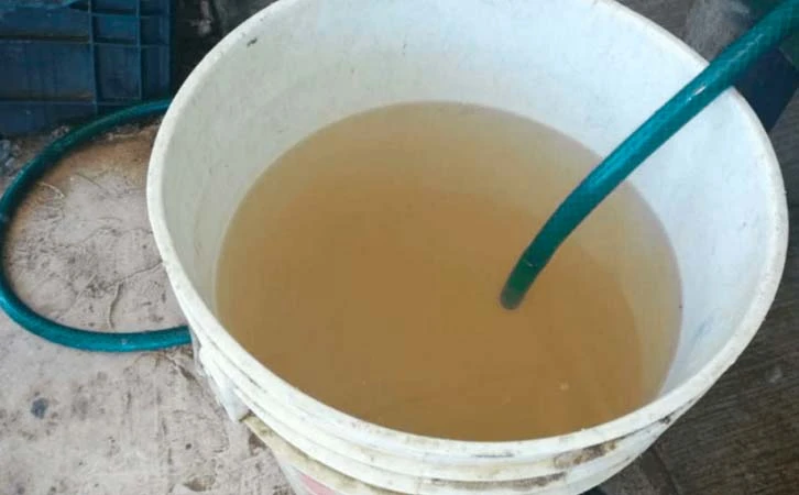 Reciben agua contaminada en Milpa Alta