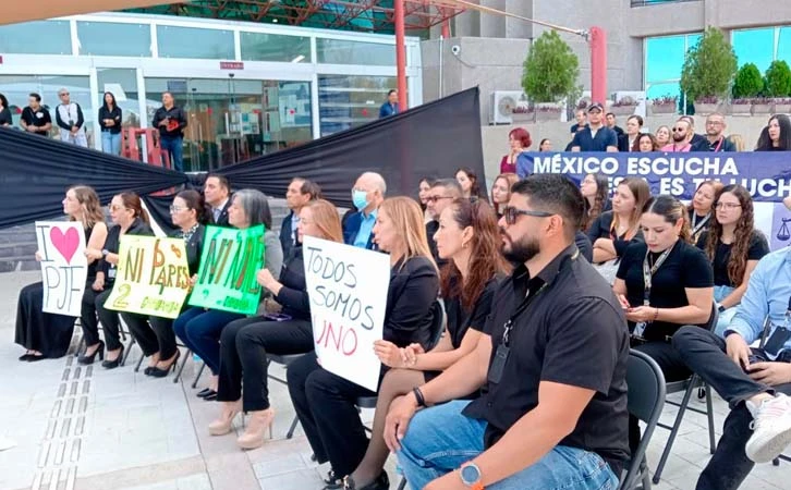 Continúa paro de trabajadores del Poder Judicial en 22 estados