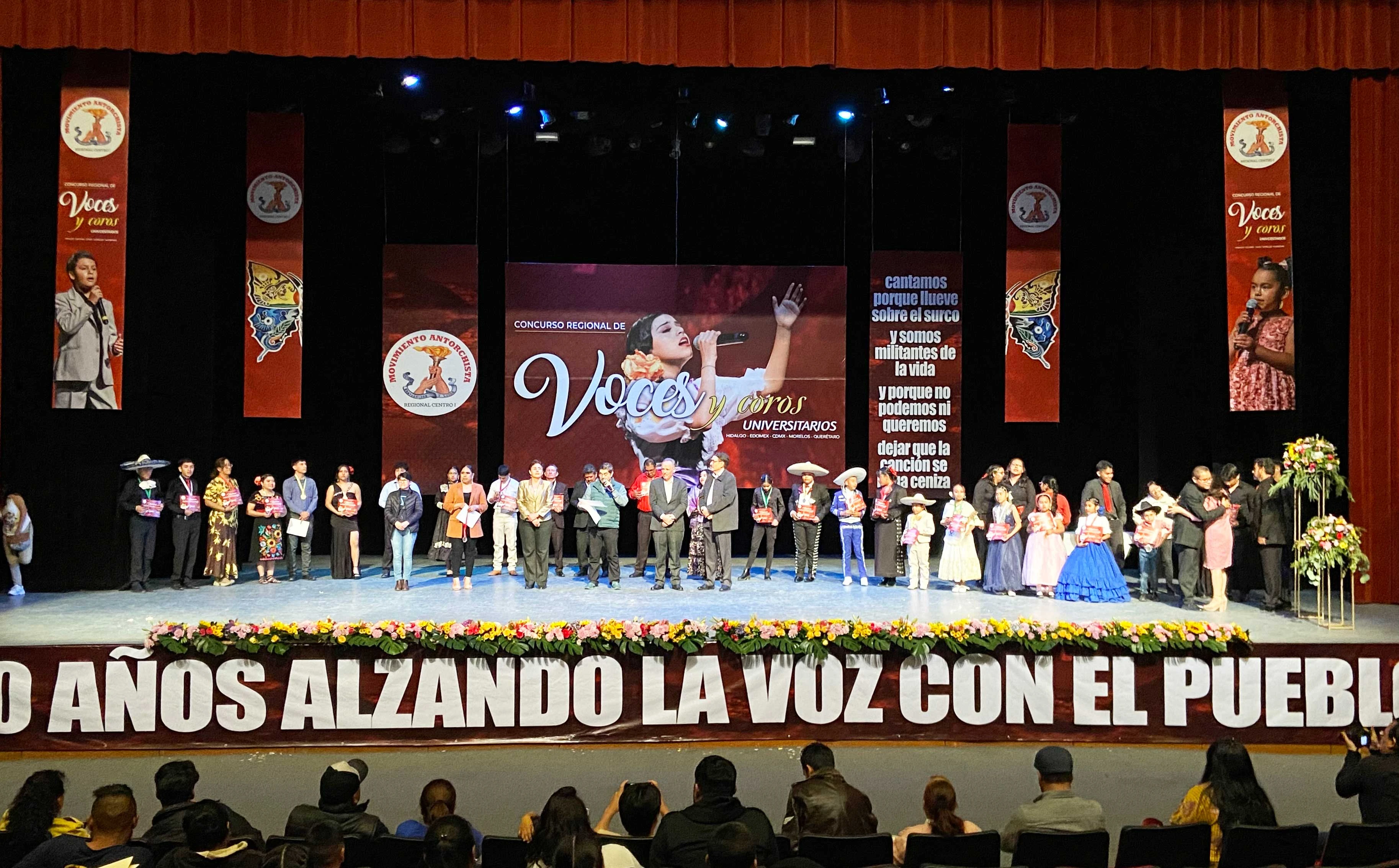 Exitoso el Concurso de Voces y Coros de Antorcha y levanta la voz con el pueblo