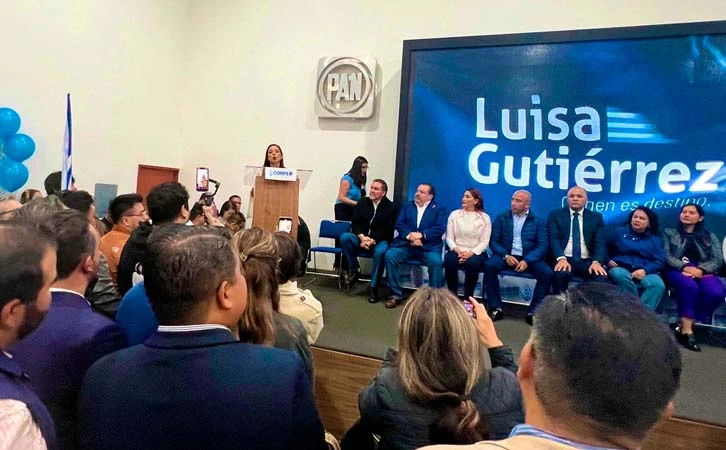 Luisa Gutiérrez se registra como única aspirante a la dirigencia del PAN capitalino