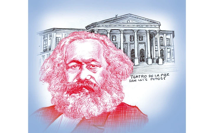 Marx estuvo en el teatro