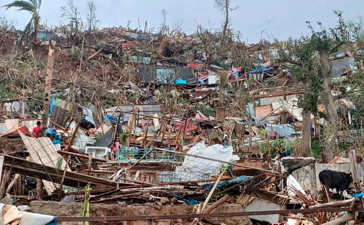 Mueren 34 personas por el paso del ciclón Chido en Mozambique