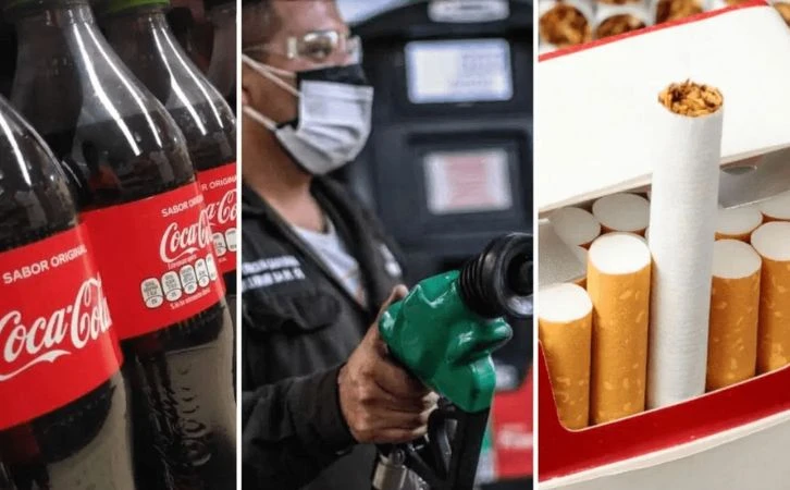 Hacienda establece nuevos precios de gasolina, refrescos y cigarros