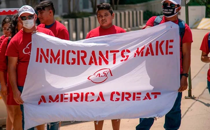 Paro de labores y boicot económico: migrantes protestan contra políticas migratorias