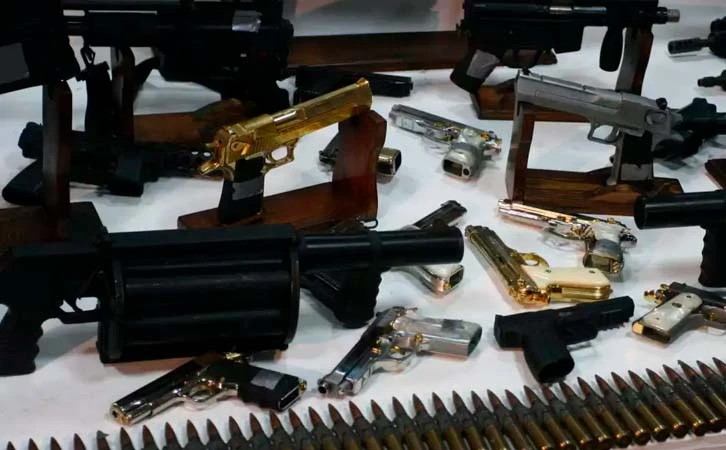 Sonora concentra el 20 % de las armas decomisadas en México