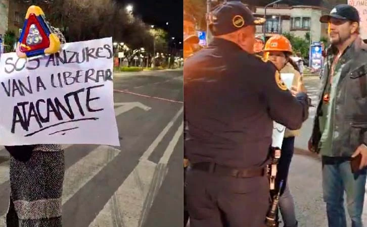 Protestan por liberación de sujeto que agredió a vecinos en Miguel Hidalgo