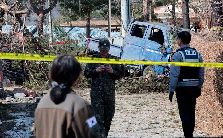 Aviones militares de Corea del Sur lanzan bombas por error en zona civil