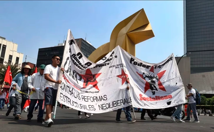 Exigen castigo a provocadores en movilización del Día del Trabajo