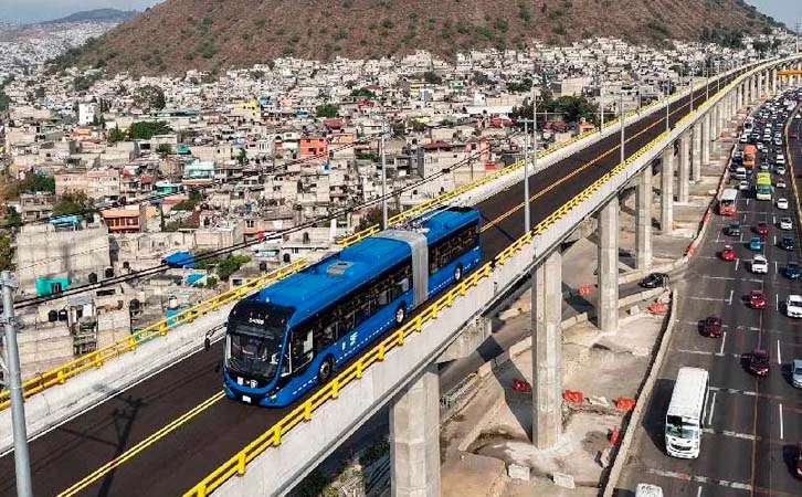Al 60% pondrán en marcha el Trolebús Chalco–Santa Martha