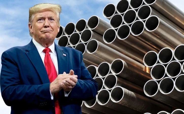Trump duplica aranceles al acero y aluminio