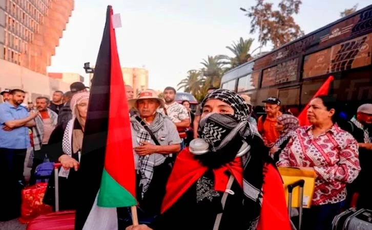 Caravana de la resistencia parte desde el norte de África para romper bloqueo en Gaza