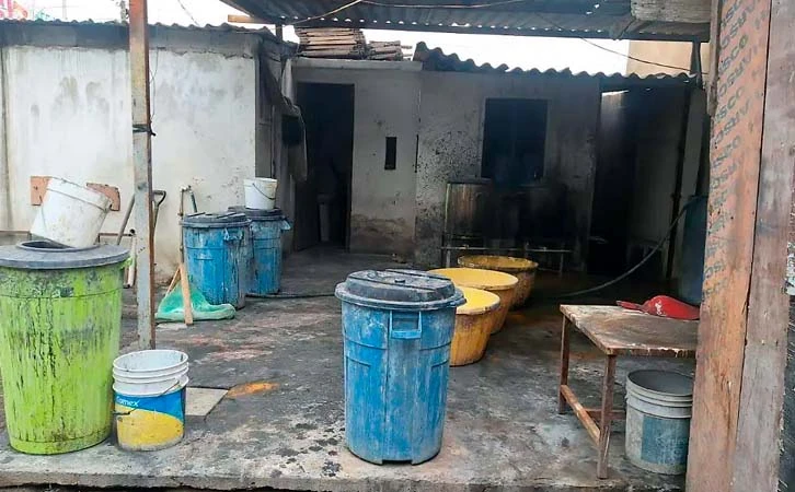 Incendio expone laboratorio clandestino de drogas en Chalco, hay un detenido