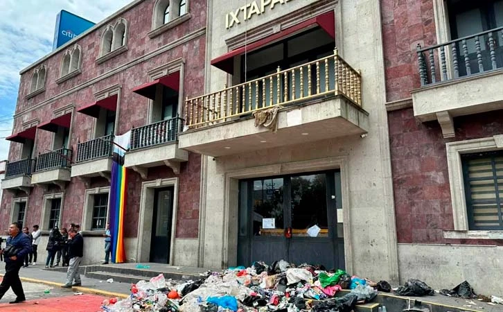 Protesta de recolectores de basura evidencia abandono en Ixtapaluca