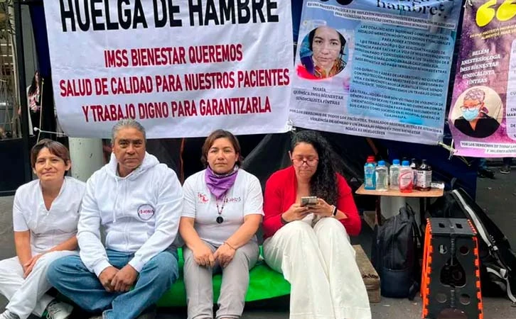 Trabajadores de la salud exigen mejores condiciones laborales