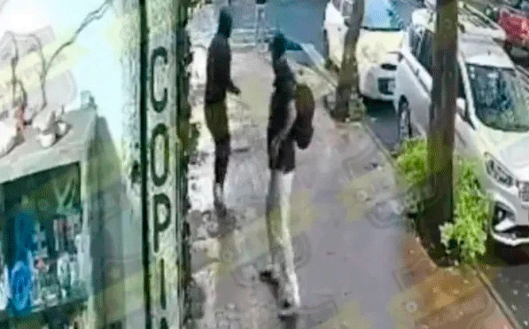 Cámara de seguridad capta “pinchazo” en calles de CDMX