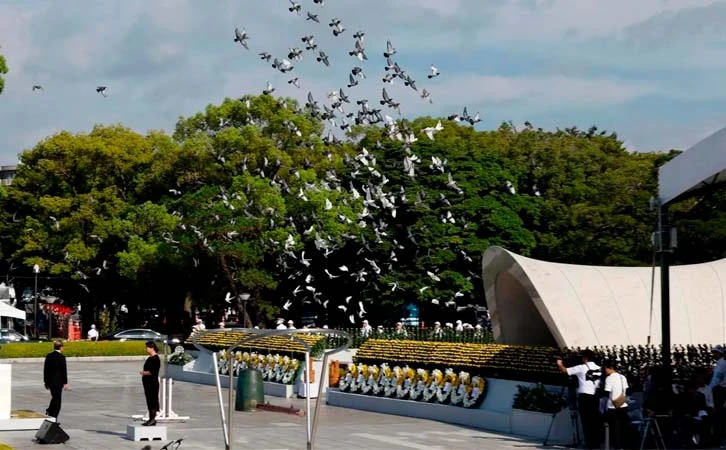 Hiroshima pide abolición de armas nucleares en el 80 aniversario de la explosión de la bomba atómica
