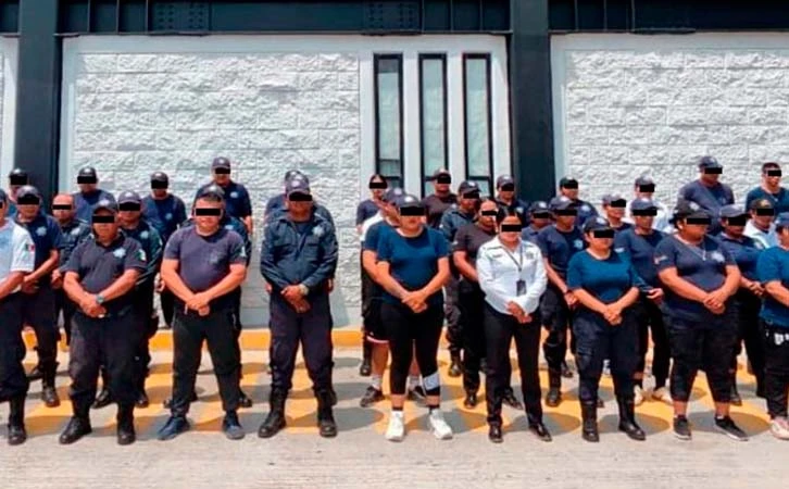 Detienen a 59 policías por vínculos con el crimen organizado en Chiapas