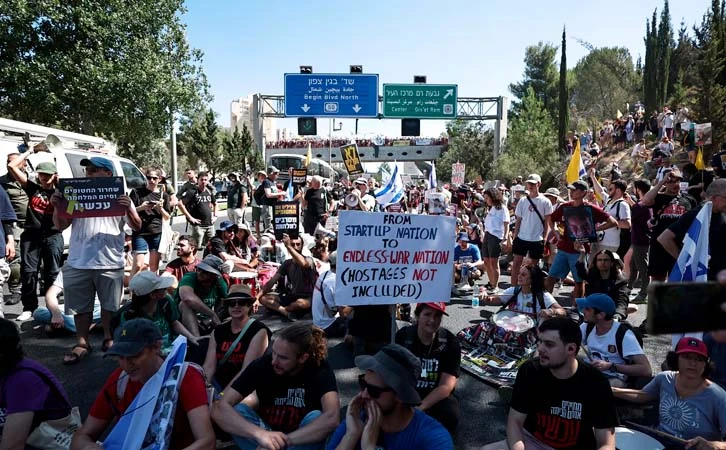 Protestas y huelga nacional en Israel exigen alto al fuego en Gaza