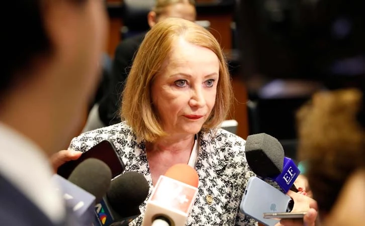 Laura Itzel Castillo sustituirá a Noroña en la presidencia del Senado
