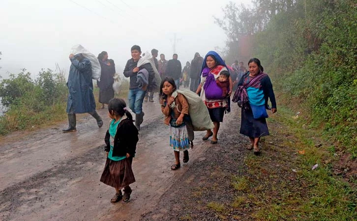 Por crimen organizado, continúa desplazamiento forzado en Chiapas