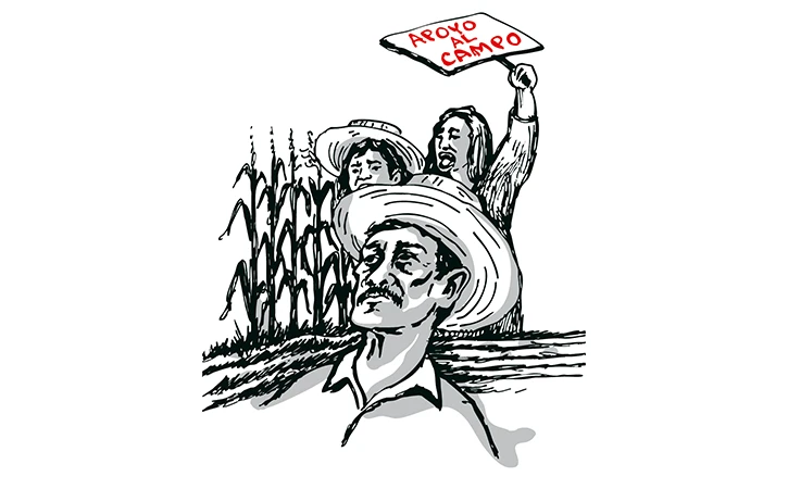 Escudarse en el campesino