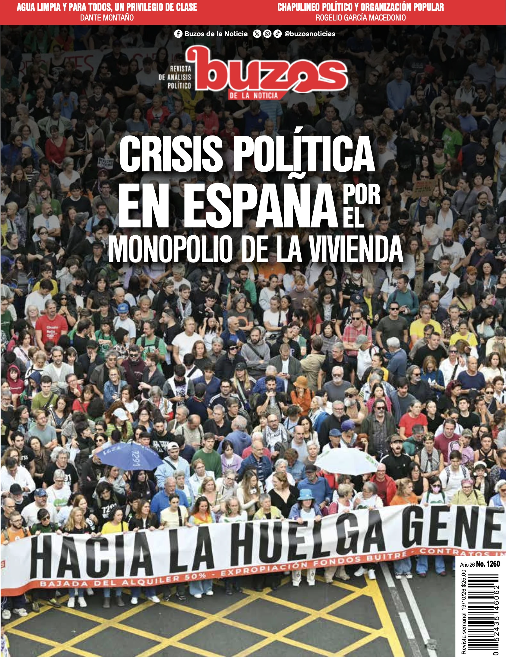 CRISIS POLÍTICA EN ESPAÑAPOR EL MONOPOLIO DE LA VIVIEN